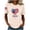 American Heart-Khaki, variant on Afelkas 250th Anniversary Shirt for Women 4th of July Shirt Celebrate 250 Years 1776-2026 250th Birthday of America Patriotic Tee 250 Merchandise Crewneck Short Sleeve Top