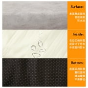 Laifug Orthopedic Memory Foam Dog Bed, Jumbo Size with Waterproof Liner & Washable Cover, Gray