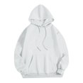 thumbnail image 3 of CIENVNSTG Women's Casual Fashion Sweatshirts Y2K Wings Sequin Hoodies Glitter Back Design Pullover Tops Holiday Style Comfortable Daily Wear for Various Casual Occasions White S, 3 of 3