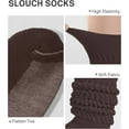 thumbnail image 2 of Slouch Socks for Women, Knee High Boot Long Socks, Cotton Tube Socks for Women 1 Pairs, 2 of 7