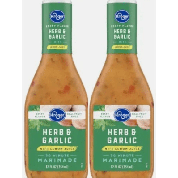 Herb & Garlic Marinade 2 Bottles 12 oz Each