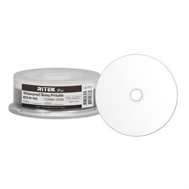 Verbatim DataLifePlus 4.7GB 8X DVD+R White Inkjet Printable, Hub ...