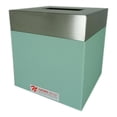 thumbnail image 1 of Porta Pañuelos Desechables Acero Inoxidable PVC Verde Namaro Design BA-436195, 1 of 2