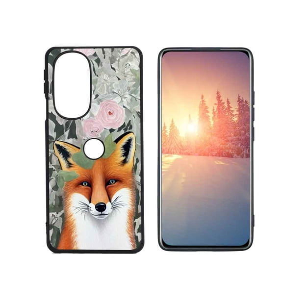 Compatible with Motorola Edge Plus 2022 Phone Case, Fox-137 Case Men Women, Flexible Silicone Shockproof Case for Motorola Edge Plus 2022