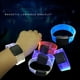 thumbnail image 4 of 20/50/100 pulseras luminosas LED con control de sonido que brillan en la oscuridad, brazaletes deportivos para exteriores, brazaletes luminosos para fiestas de Halloween, 4 of 5