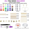 thumbnail image 3 of PEACNNG 6100 Perles d'Argile Kit de Fabrication de Bracelets Perles d'Argile pour Kit de Bracelets d'Amitié Kit de Fabrication de Bracelets pour Filles, 3 of 6