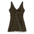 thumbnail image 4 of Swim 365 Women's Plus Size Twist-Front V-Neck Tummy Control A-Line Swim Dress, 4 of 6