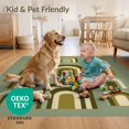 thumbnail image 4 of ODIKA 8'x10' Ultra-Soft Area Rug, Sage Throw Contemporary Geometric Arch Stacked Portal Entryway None Washable, Bare feet friendly, Silk-Touch for Bedroom, Under Sectional, 4 of 7