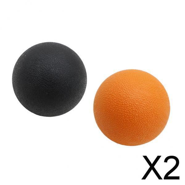 2x 2 X de de Físico: , de Tejido , Punto de Activación Y Equipo Físico de Liberación Miofascial - Naranja Negro 2 piezas