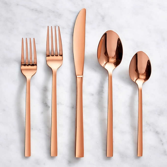 Palace Copper Finish 20piece Cutlery Set Walmart Canada