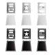 thumbnail image 2 of Pieza decorativa de la lámpara trasera de la cubierta de la luz trasera del ajuste de la luz trasera de metal, 6, 2 of 5