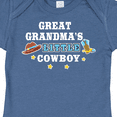 thumbnail image 4 of Inktastic Great Grandmas Little Cowboy with Cowboy Hat and Boots Boys Baby Bodysuit, 4 of 5
