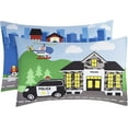 thumbnail image 6 of Everyday Kids Toddler Sheet Set - Fire Police Rescue, 6 of 6