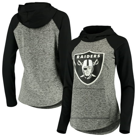 - Oakland Raiders G-III 4Her by Carl Banks Women's Championship Ring Pullover Hoodie - Heathered Gray/Black