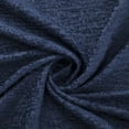 thumbnail image 6 of Navy Blue Soft Textured Shower Curtain, 6 of 6