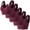 Wine-5PCS, variant on 5 Pack Plus Size Bras Womens Trendy Everyday Comfortable Breathable Wireless Lace Bra for Seniors Multipack (4XL, B-5PCS)