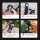 thumbnail image 5 of Soporte para teléfono móvil para bicicleta, soporte impermeable para teléfono inteligente con pantalla táctil, giratorio de 360 °, altura ajustable para Iphone Samsung Galaxy Huawei hasta 6.7 pulgadas Namotu LKX-1114-2, 5 of 7