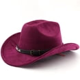 thumbnail image 1 of Western Frontier Cowboy Hat Curved Brim for Outdoor Adventure Travel Riding and Country Style Craftsmanship, 1 of 3