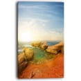 thumbnail image 2 of Rocky Red Beach and Blue Sky, 2 of 3
