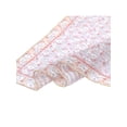 thumbnail image 5 of INSPIRE CHIC Women's Floral Stripes Printed Square Scarves, Flowers Cotton Blended Gauze Headscarf Neckerchief Orange Yellow 58x58cm, 5 of 6