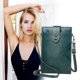 thumbnail image 1 of Xihbxyly Mini Bolso Bandolera de Piel, Ligero, con Cierre de Cremallera, Elegante Cartera con Ranuras para Tarjetas, Práctico Soporte para Smartphone, Bolso Versátil para El Trabajo, Viajes, Compras, 1 of 4
