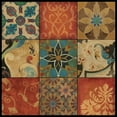 thumbnail image 2 of Jensen, Asia 15x15 White Modern Wood Framed Museum Art Print Titled - Mosaic - Mini, 2 of 4