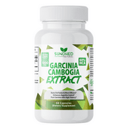 Sundhed Natural Garcinia Cambogia Extract (60 Caps) - Appetite Suppressant Weight Loss Supplements that Supports Healthy Weight and Curb Cravings - 100% Natural HCA Extract