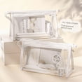 thumbnail image 1 of Trousse Transparente Dessin Animé Grande Capacité Sac de Rangement Simple Collège Lycée Japonais, 1 of 4