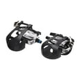 thumbnail image 3 of Pedales de bicicleta de 2x para bicicletas de ejercicios fáciles de instalar pedal de ciclismo interior resistente con jaula de los pies para piezas, 3 of 8