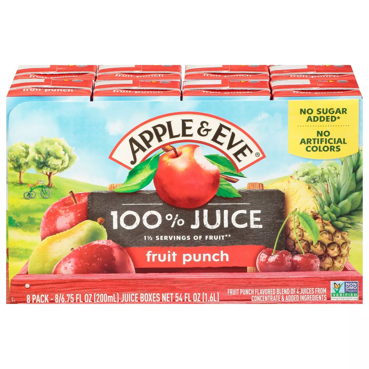 Apple & Eve: Sesame Street Elmos Punch Juice 8 Pack, 125 Ml