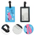 thumbnail image 3 of Unique Bargains 1 Pc Aircraft Pattern Luggage Tag for Travelling Sky Blue, 3 of 4