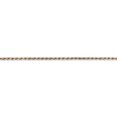thumbnail image 3 of 14k Rose Gold 24 Inch 1.5mm Man Made Rope Chain Necklace Pendant Charm   For Dad Mens  For Him, 3 of 9
