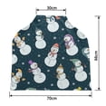 thumbnail image 2 of PKQWTM Christmas cute snowmen falling snow Nursing Cover Baby Breastfeeding Infant Feeding Cover Baby Car Seat Cover, 2 of 2