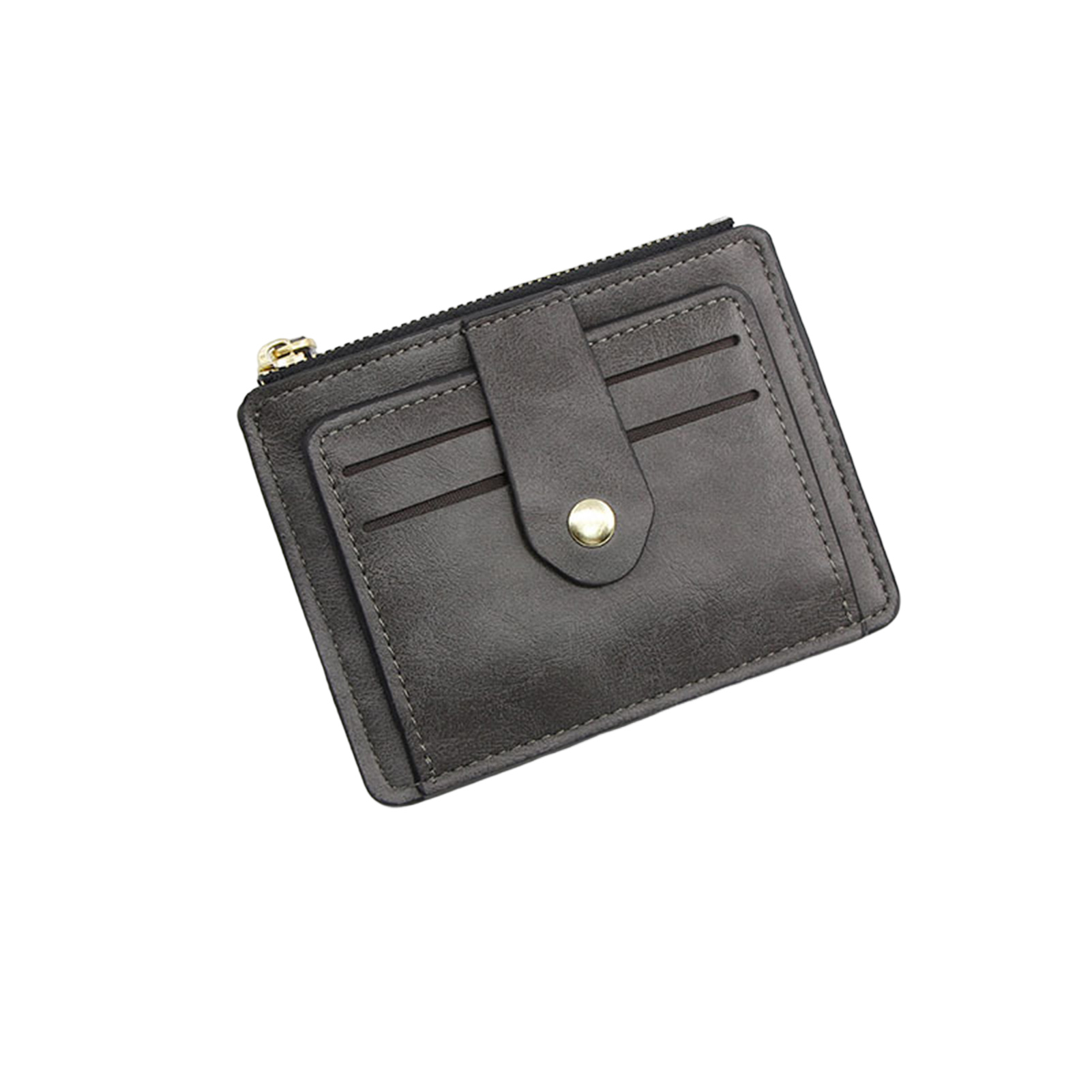 huanledash Minimalist Wallet Slim Multislots Credit Card Holder Faux