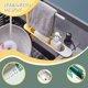 thumbnail image 4 of Monstrate Estante de plástico para almacenamiento de fregadero, escurridor de , multifuncional, para ahorrar espacio, para cocina, soporte para Almacenamiento y organización del hogar Amarillo, 4 of 6