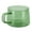 Clear, variant on Clear Glass Mug For Coffee, Tea Milk, 250ml Capacity, Easy To Clean Handle