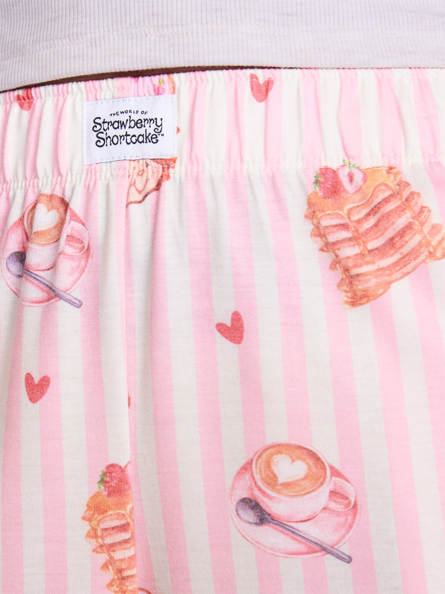 Strawberry Shortcake Women's Sleep Shorts from Grayson Social, 3" Inseam, 2-Pack, Sizes XS-3X