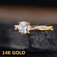 thumbnail image 4 of SPRING PARK Elegant Women Gold Inlaid Faux Gems Finger Ring Wedding Jewelry, 4 of 6