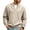 Khaki, variant on BRANROY Men's Waffle V Neck Long - Sleeve Tee Shirts for Men with Soft Waffle Knit for Everyday Comfort, Layering and Weekend Outings,Black L