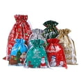 thumbnail image 6 of Clearance!Christmas Drawstring Gift Bags, 35PCS Merry Pouch Christmas Foil Gift Wrapping Sacks Pouches, drawstring Bags for Party Presents Treats Stocking Stuffers (35), 6 of 6