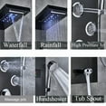 thumbnail image 2 of Senlesen Oil Rubbed Bronze LED Shower Panel Stainless Steel Spa Massage System, 2 of 14