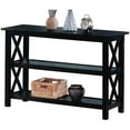 thumbnail image 3 of Rachelle 2-shelf Wood Entryway Console Table Deep Merlot, 3 of 5