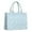 Blue Christmas Snowflake, variant on Large Capacity Tote Bag,Blue Christmas Snowflake Pattern Handbag Fashion Luxury Tote Bag,15.7"x13"x 5.1" Inches,Laptop Compatible