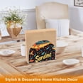 thumbnail image 6 of Yayeee Napkin Holder for Table Set of 2 Kitchen Paper Tissue Organization, Black Sardines Pattern, 6 of 8