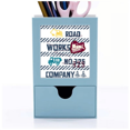 thumbnail image 1 of Heart Road Number Pattern Desk Supplies Organizer Pen Holder Card, 1 of 3