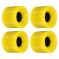 thumbnail image 1 of Unique Bargains Roues Longboard 60 mm Roue de Planche à Roulettes Roues de Rue pour Planches à Roulettes Roues Cruiser 78 A, Jaune Lot de 4, 1 of 4