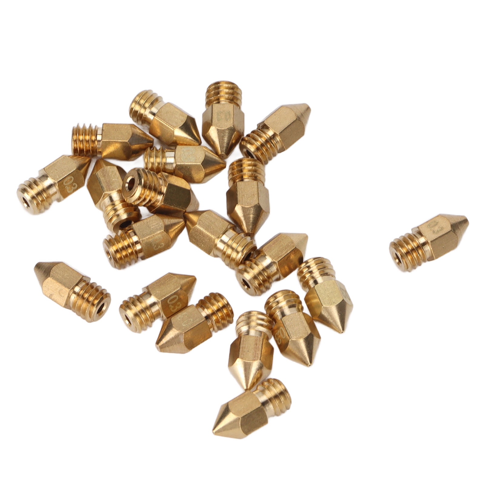 Extruder Nozzles, MK8 Nozzle Kit Widely Compatible Accurate Design For