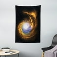 thumbnail image 1 of Galaxy Tapestry, Nebula Cloud with Cosmic Rays Galactic Sparks Exploring Celestial Bodies Space Art, Wall Hanging for Bedroom Living Room Dorm Decor, 40W X 60L Inches, Orange Black, by Ambesonne, 1 of 2
