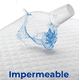 thumbnail image 4 of Protector De Colchón Impermeable Antibacterial Ajustable Hasta 45 Cm De Altura 152 cm Blanco, 4 of 4