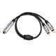 thumbnail image 2 of Altavoz de audio y adaptador de adaptador altavoz negro altavoz y adaptador conector extensión de cable de audio compacto de audio a rca divisor Mujer a hombre, 2 of 10
